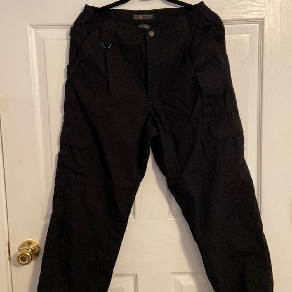 5.11 Tactical Cargo pants.  Black.  32x30